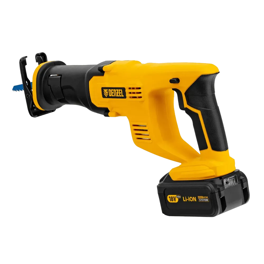 Пила сабельная аккумуляторная CRC-115, 18В Li-Ion Denzel, 28465