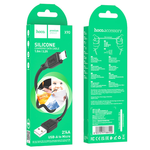 Кабель HOCO X90 Cool silicone charging data cable for Micro