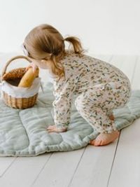 Ромпер муслиновый с крылышками "Липовый цвет" 0+