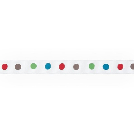 Тесьма декоративная репсовая с рис.GRC-12, 12 мм №001/R1