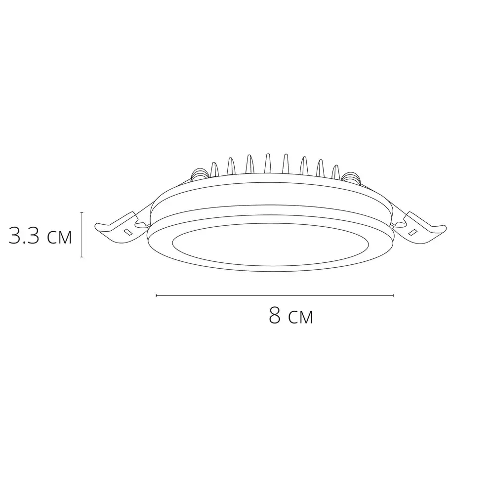 Точечный встраиваемый светильник Arte Lamp