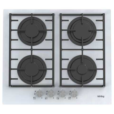 Газовая стеклянная варочная панель Korting HGG 6805 CW