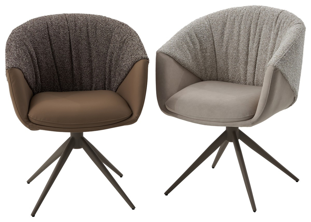 Стул ГИССЕН (GISSEN) 360 град., цвет ЛАТТЕ RIELY-111 / V885-3, ткань / ЛАТТЕ, ®DISAUR
