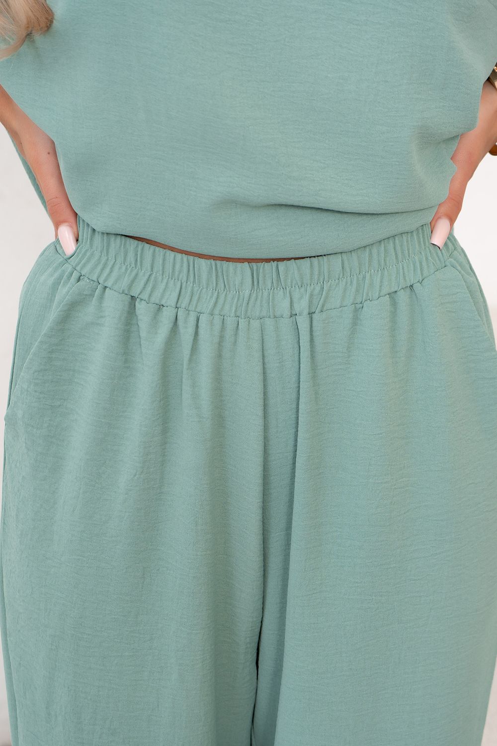 Костюм брючный (мята) К11-90/3 Nikol