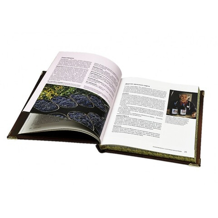 Вино. Оз Кларк. Новый полный справочник. Книга в кожаном переплете
