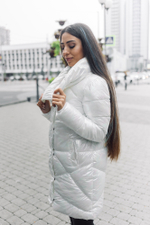 Куртка длинный пуховик надя