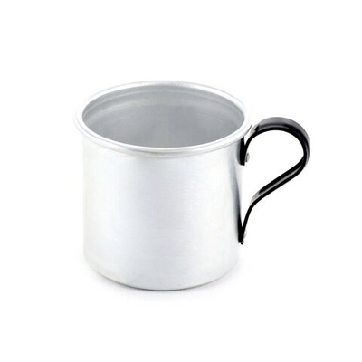 Кружка туристическая "Следопыт" 0,5 л, черная ручка, алюминиевая