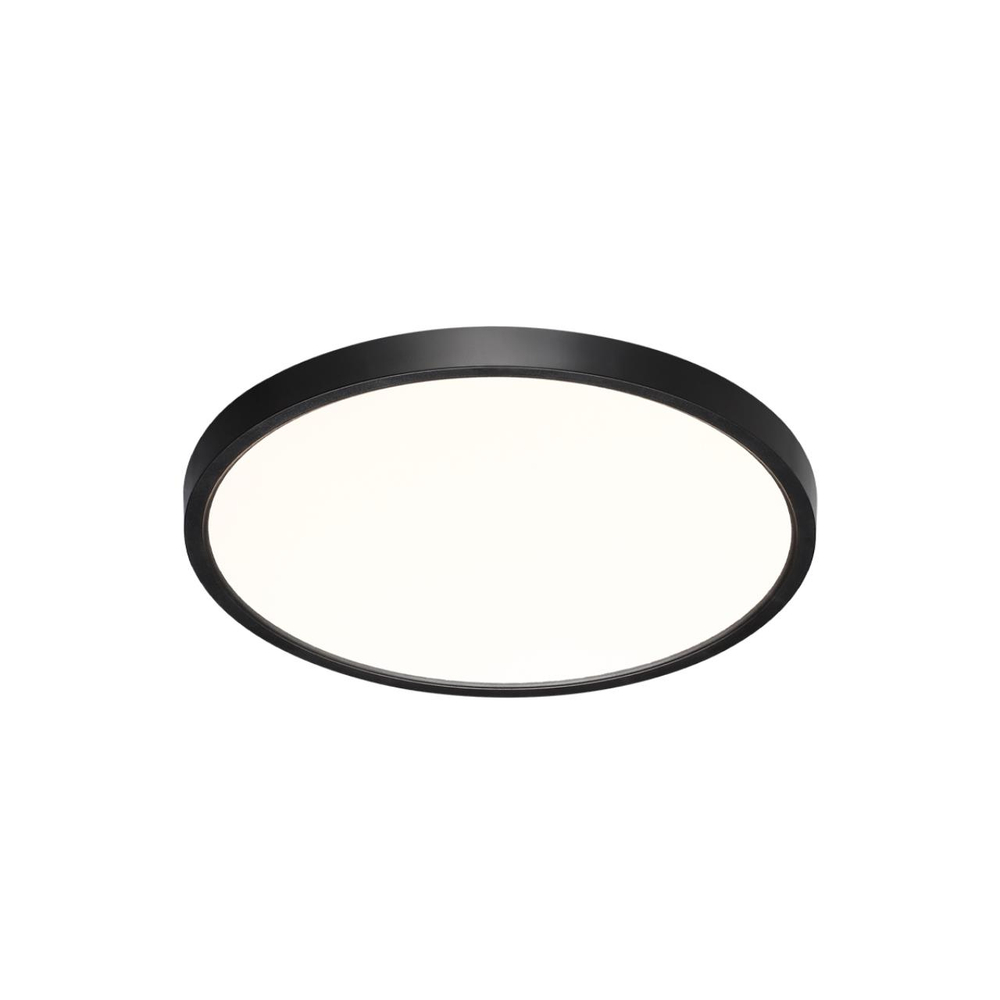 7660/24L MITRA LED SN 554 Светильник пластик/белый/черный LED 24Вт 3000/4000K D300 IP40 ALFA BLACK