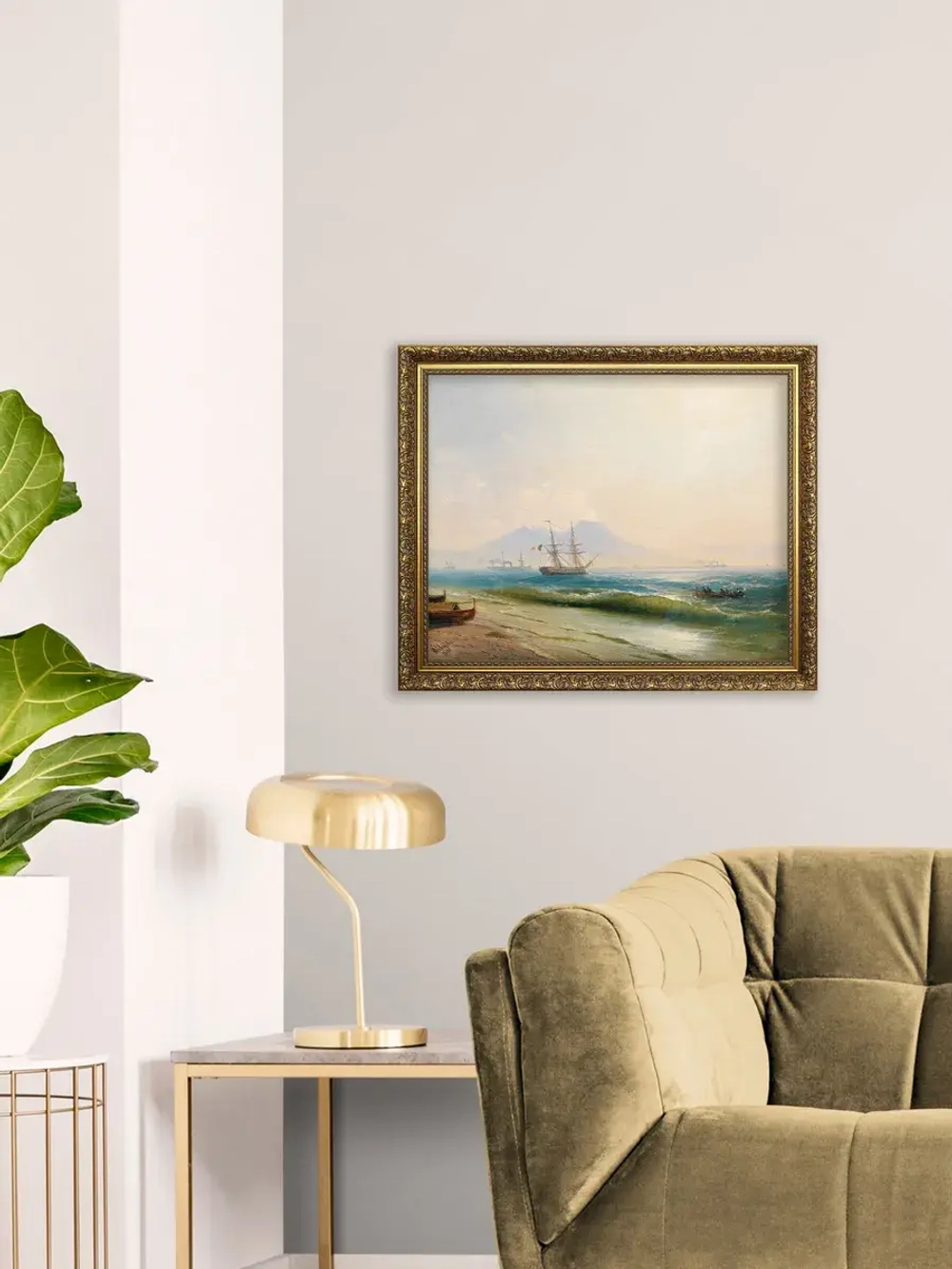 Картина настенная интерьерная в багетной раме 47*57 см