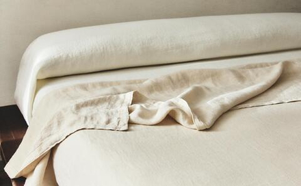 Zara Home покрывало из льна, песочный