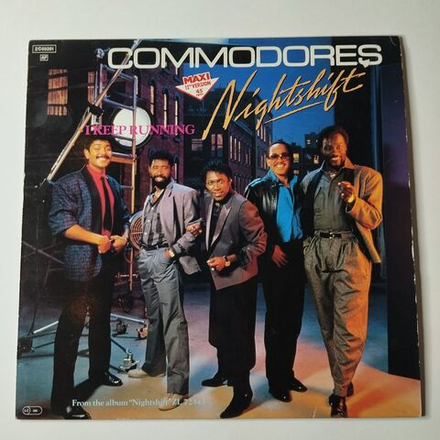 Винтажная виниловая пластинка LP Commodores Nightshift (Germany 1985) 45 RPM Maxi Single