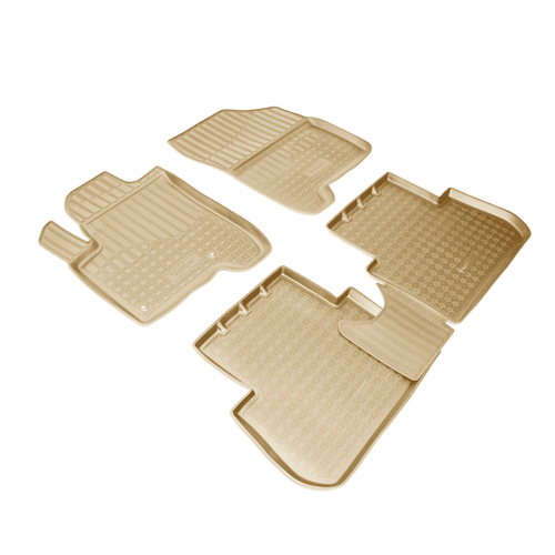 Ковры в салон Norplast/Unidec для Citroen C3 Picasso в кузове SH (2009-)Полиуретан,Бежевый, арт.NPA11-C14-100-B