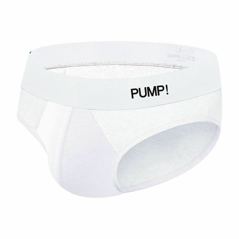 Мужские трусы брифы белые PUMP! PU002