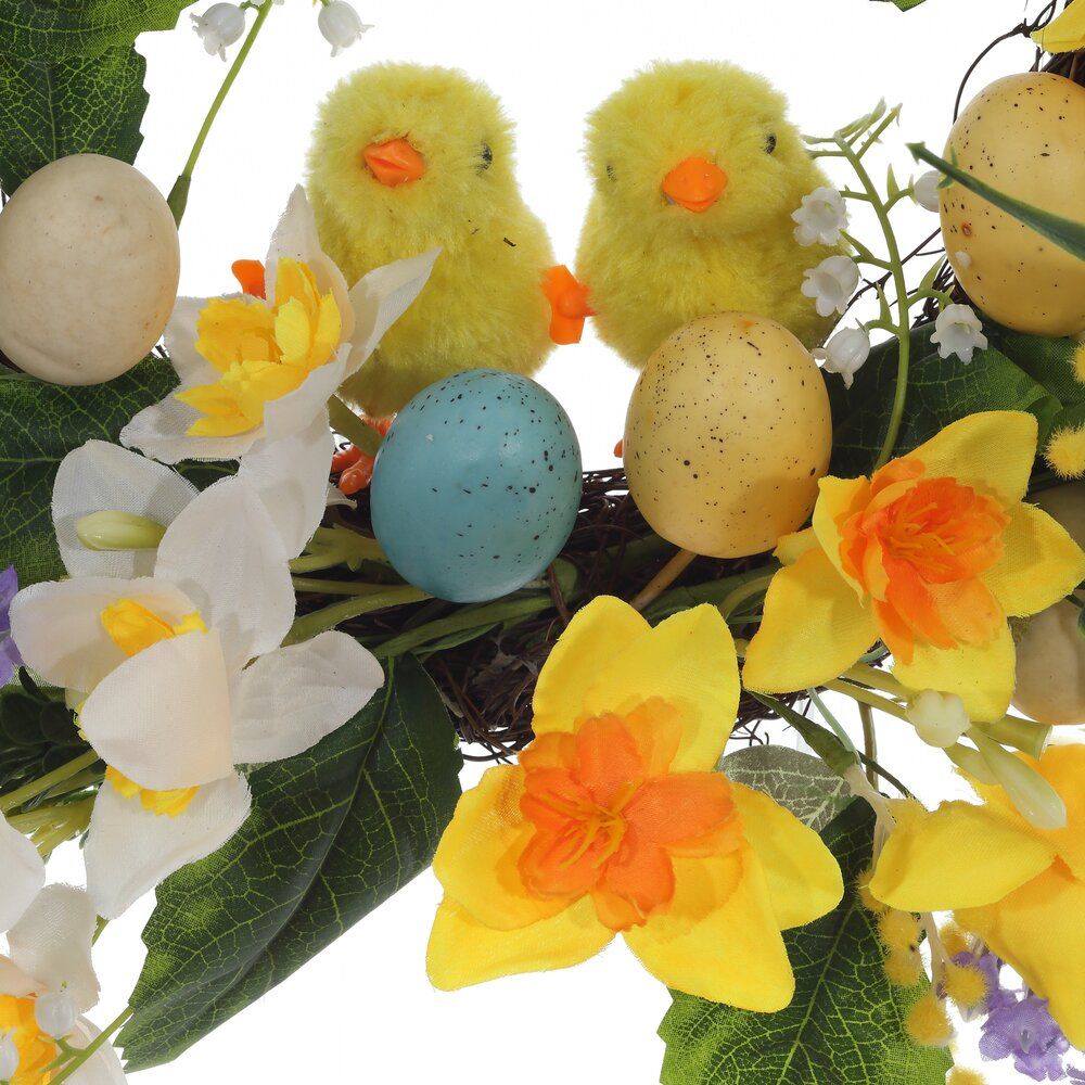 GAEM Изделие декоративное "Венок пасхальный", L50 W12 H50 см