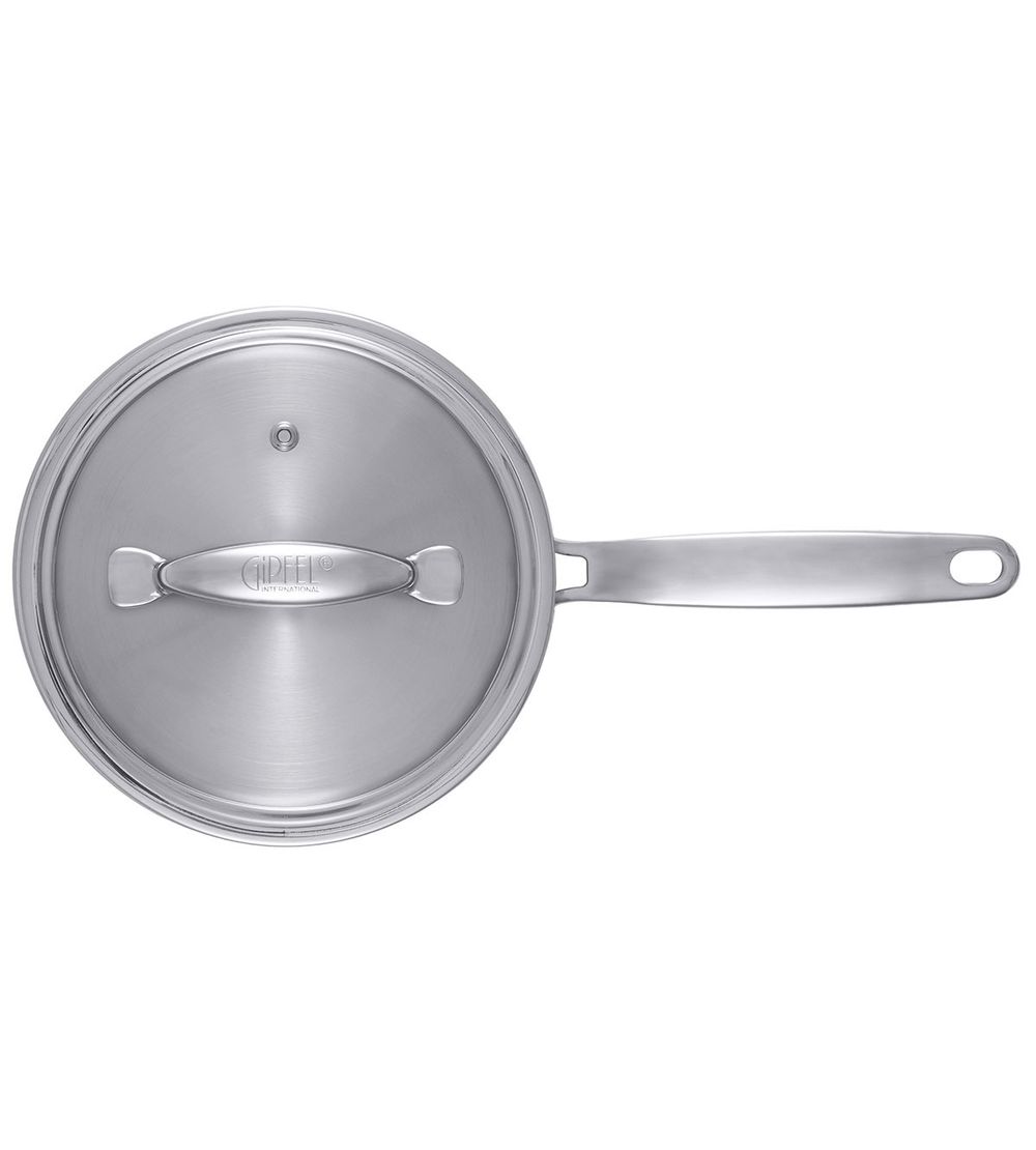 Сковорода-сотейник из нержавеющей стали Gipfel Prestige 1220 24 см/2,7 л