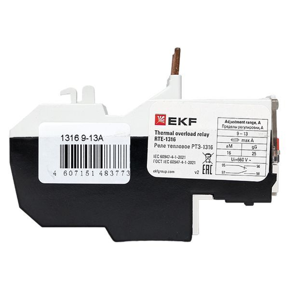 Реле тепловое РТЭ-1316 9-13А EKF PROxima