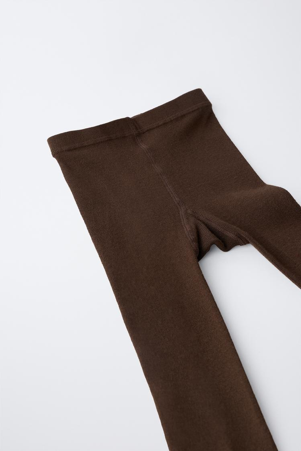 ZARA ОДНОТОННЫЕ КОЛГОТКИ, КОРИЧНЕВЫЙ