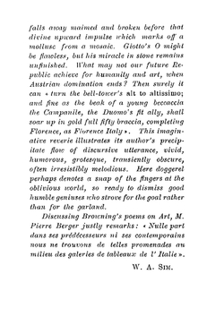 Old pictures in Florence | Robert Browning