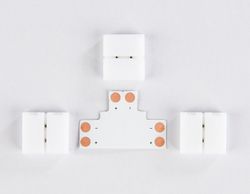 Ambrella Соединитель T для светодиодной ленты 5050 12/24V (2 конт.) GS6951 (5шт) LED Strip GS6951
