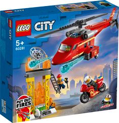 Lego konstruktor City Fire Rescue Helicopter