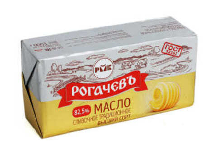 Масло сливочное 82,5% 1 кг. РогачевЪ
