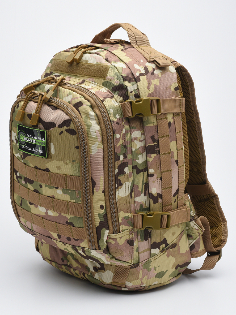 Тактический рюкзак Huntsman RU 051, 40 л, ткань Оксфорд, Мультикам