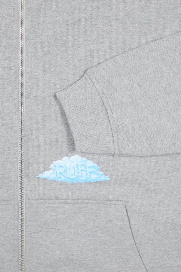 Худи Оверайз Skybraker серое - фото 5