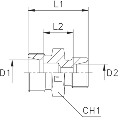 Соединение PR DL12 DL10 (корпус, нерж.)