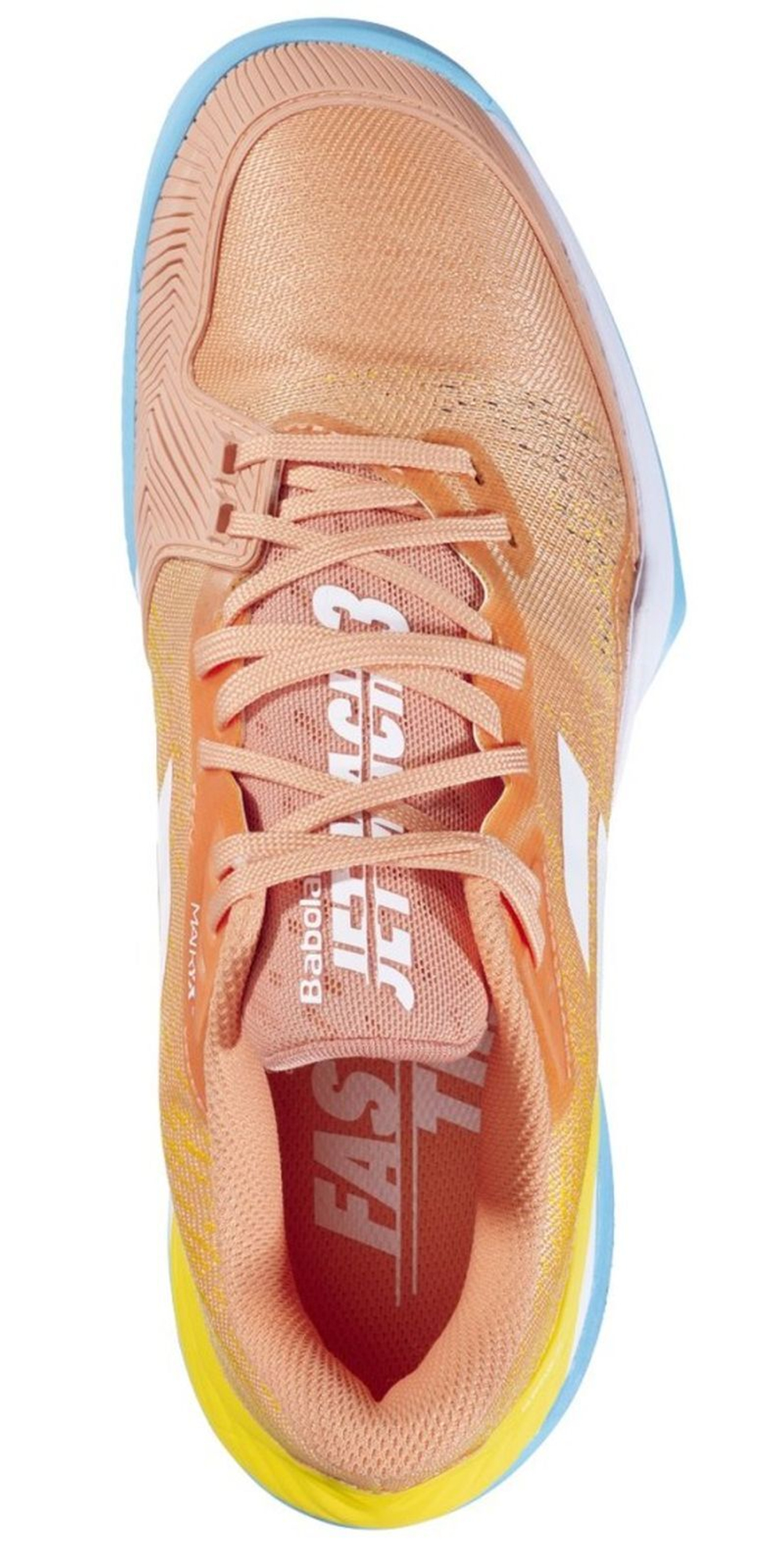 Женские теннисные кроссовки Babolat Jet Mach 3 Clay - Orange