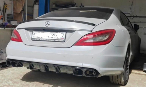 Диффузор заднего бампера Brabus Mercedes CLS W218