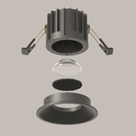 Встраиваемый светильник Technical DL058-12W3K-B