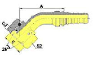 Фитинг DN 25 DKO-S (Г) 42x2 30 (45) Interlock