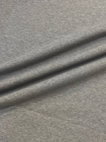 Трикотаж футер хлопковый с начесом Christian Dior серый