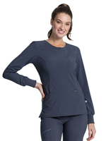 Топ медицинский женский Cherokee CK781A, серый, 2XL