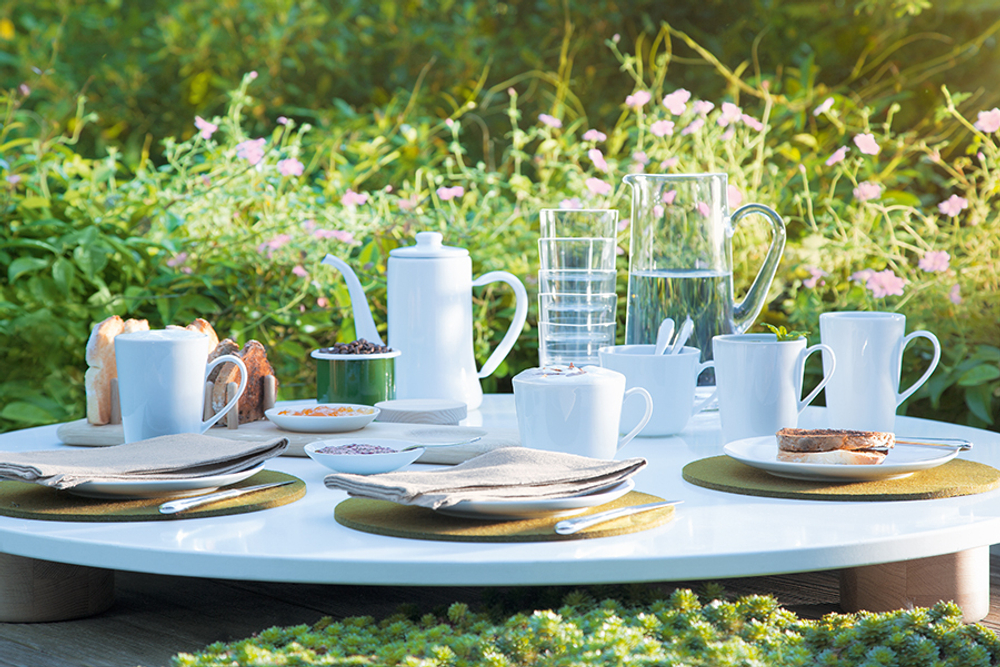 Набор из 4 обеденных тарелок Dine D28 см LSA International