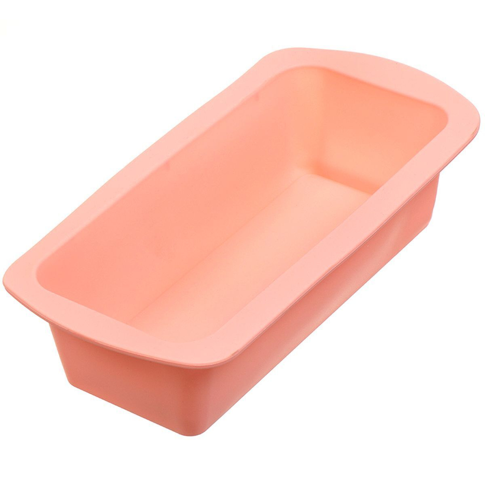 Форма для выпечки силикон, 13.5х27х6 см, прямоуг, роз, Daniks, Savory, Y4-4962