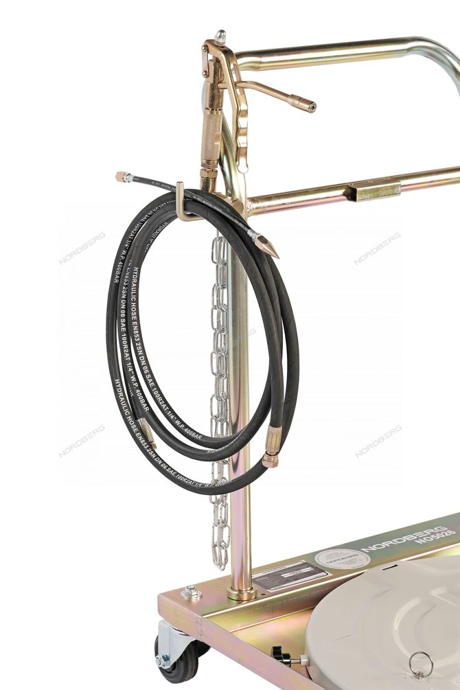 NORDBERG (NO5026) Установка пневматическая для раздачи густой смазки из бочек до 200 л, c тележкой