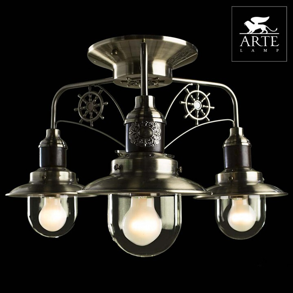 Потолочная люстра Arte Lamp Sailor A4524PL-3AB