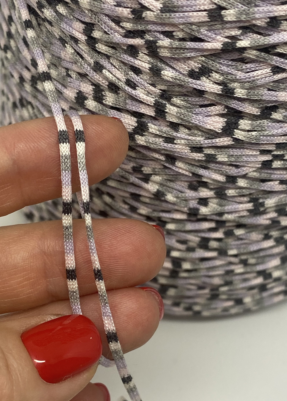 Пряжа для вязания на бобине (Италия) 100% ленточный хлопок 100г-240м 490г