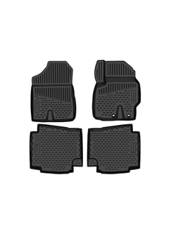 Коврики в салон для TOYOTA Sienta (II) (2WD) 2015- Компактвэн, правый руль, 4шт. (полиуретан) ELEMENT3DA36145210K