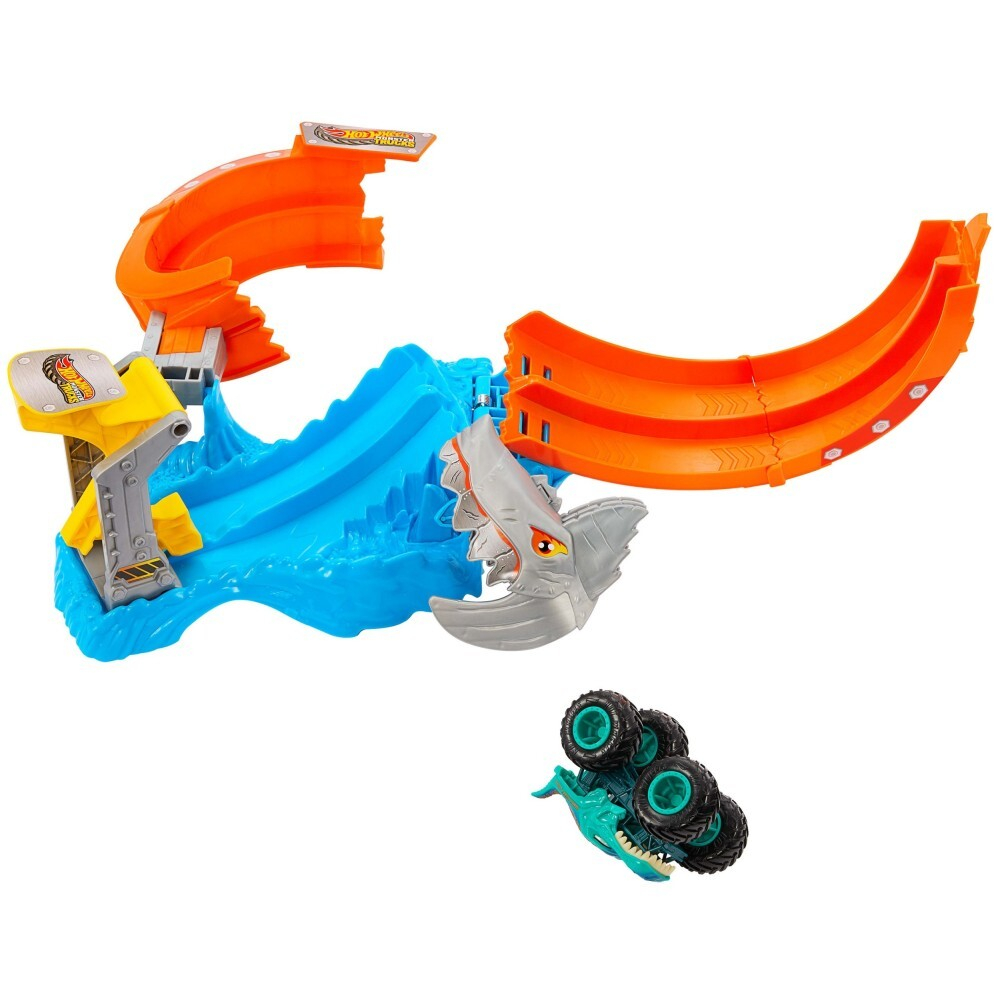 Hot Wheels - Монстр-траки REKIN'S RACE ROUND + машинка JFR08