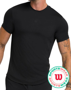 Мужская теннисная футболка Wilson Everyday Performance - black