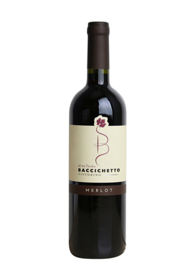 Вино BACCICHETTO VITTORINO MERLOT IGT VENEZIA GIULIA 2020 красное сухое 12,5% 0,75л