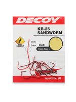 Крючок одинарный Decoy KR-25 #10 SANDWORM (в упаковке 10 штук)