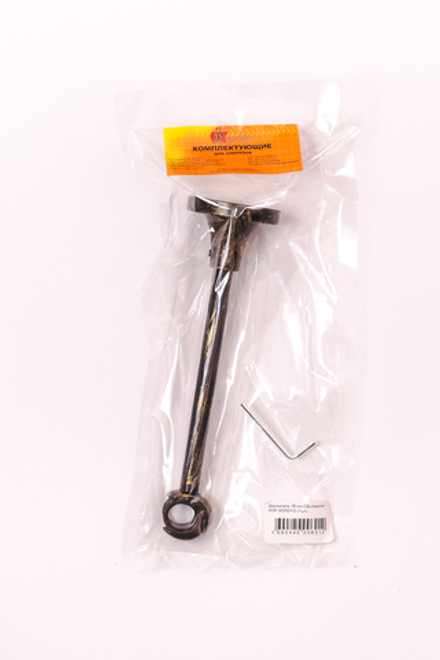 Держатель однорядный 16 мм коричневое золото