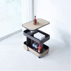 Сервировочный столик 4648 с подъемно-поворотной столешницей