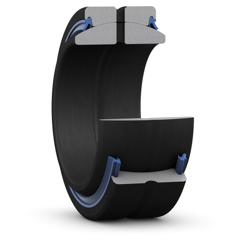 Радиальный сферический подшипник скольжения, требует техобслуживания, с уплотнениями, метрические размеры GE 120 ES-2RS