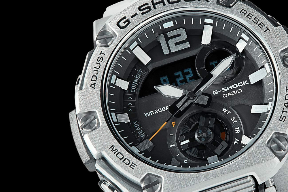 Японские наручные часы Casio G-SHOCK GST-B300SD-1AER с хронографом