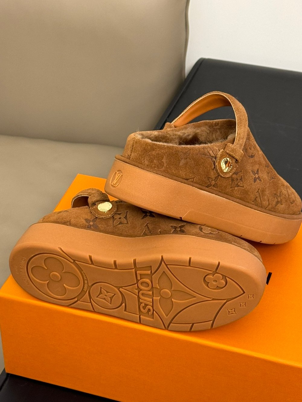 Louis Vuitton Aspen Platform Clogs