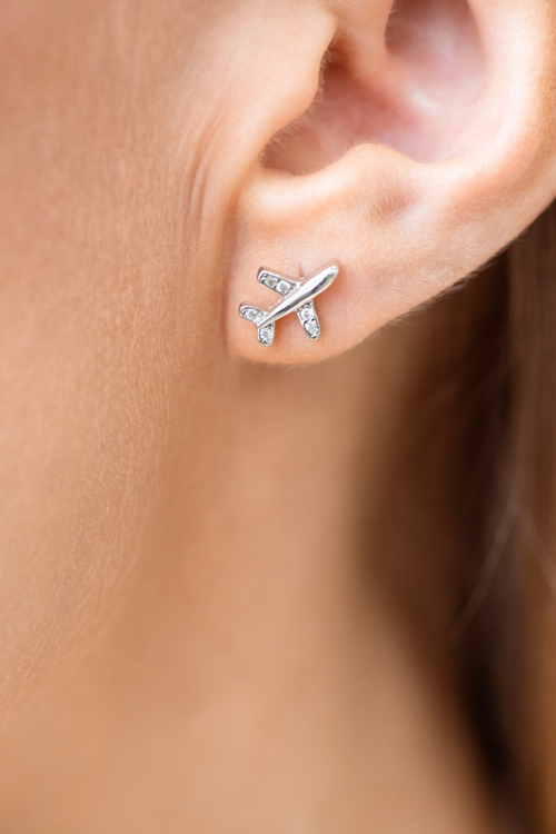 Серьги "Самолеты"